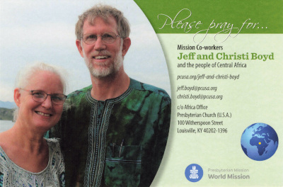 Jeff & Christi Boyd (link to PC(USA) info card PDF)