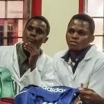 Medical students at the Protestant University in Congo