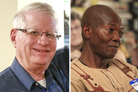 The Rev. Bill Reinhold and the Rev. Dr. Simon Kabue Mbala